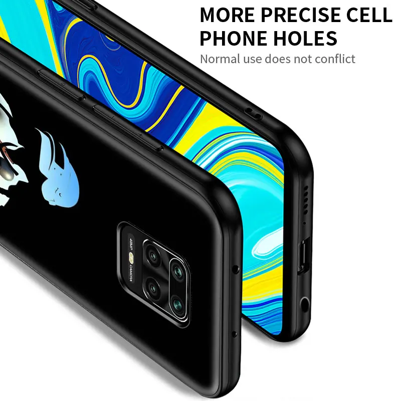 

Phone Cover For Xiaomi Redmi Note 9S 8 9 8T 7 9C 9A 7A 6A 8A K30 Pro Black Soft Capa Mobile Case Fashion PUBG Game