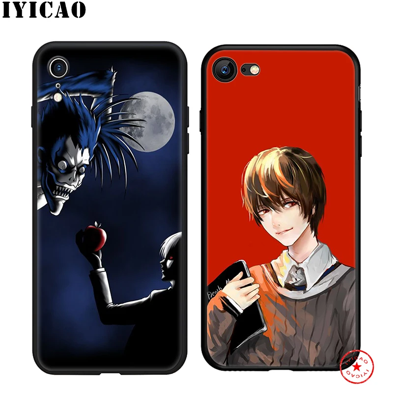 IYICAO Death Note Аниме мягкий чехол для iphone 11 Pro Xr Xs Max 6 6s 7 8 Plus 5 5S Se Силиконовый ТПУ |