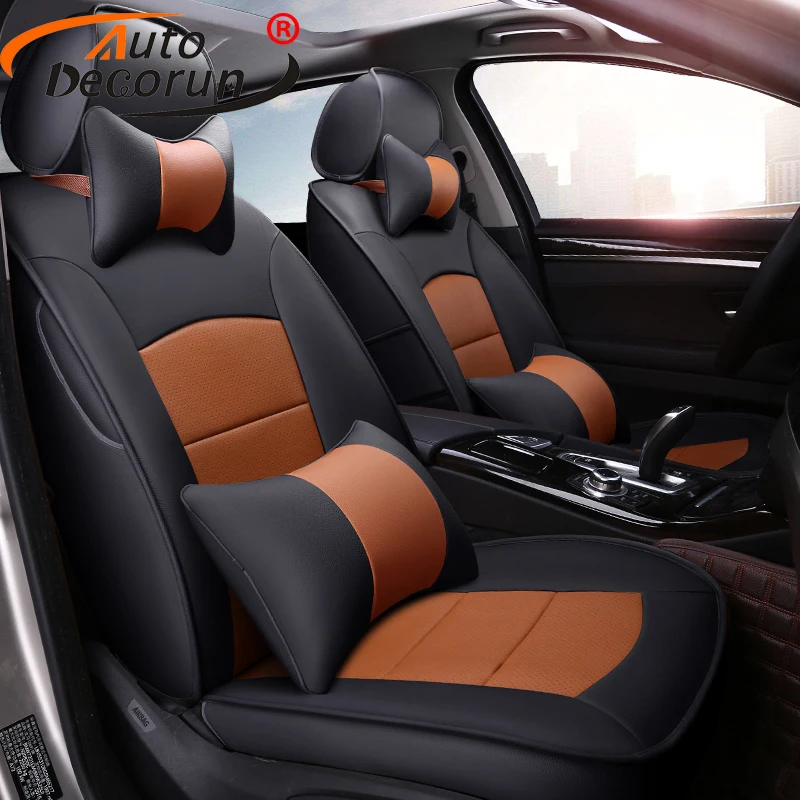 Чехлы AutoDecorun на сиденье из натуральной кожи для Ford Focus MK3 MK2 2 3 чехлы автомобильных