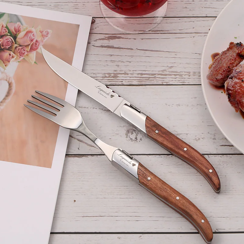 6 шт. набор столовых приборов из нержавеющей стали|knife silver|steel pigknife blade steel |