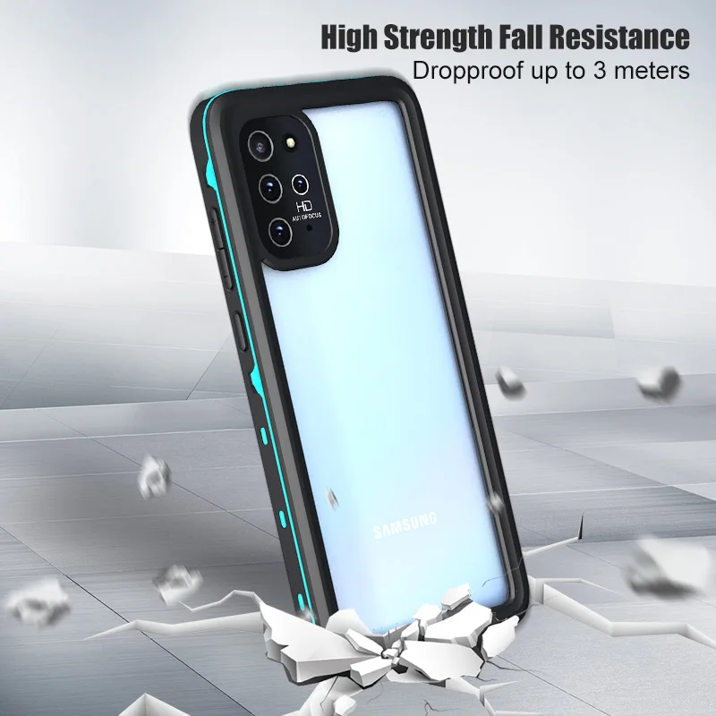 waterproof phone case for galaxy s20 s10 s9 plus 360 protective shockproof cases cover for samsung note 20 10 9 ultra coqa case free global shipping