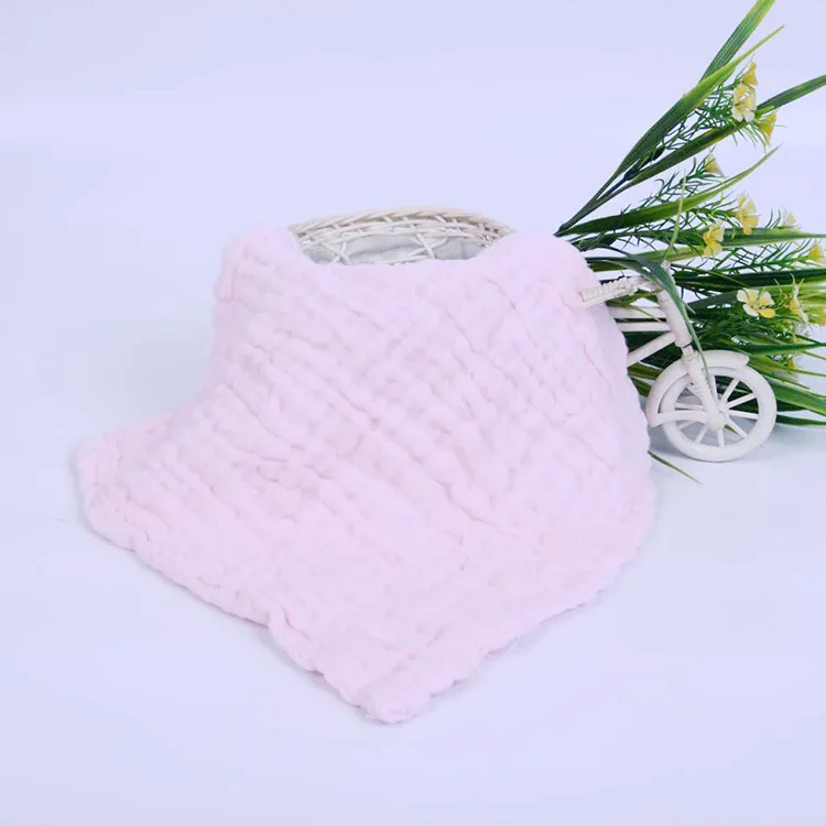 pink Детские слюнявчики; одежда из муслина для девочек и мальчиков; детская одежда; бандана; Слюнявчики; халат; Слюнявчики; Аксессуары для младенцев; детские вещи; ; 11,11 - Цвет: pink