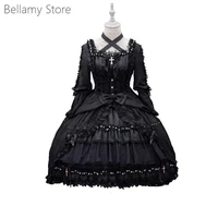 dream cross gorgeous black gothic lolita op dress
