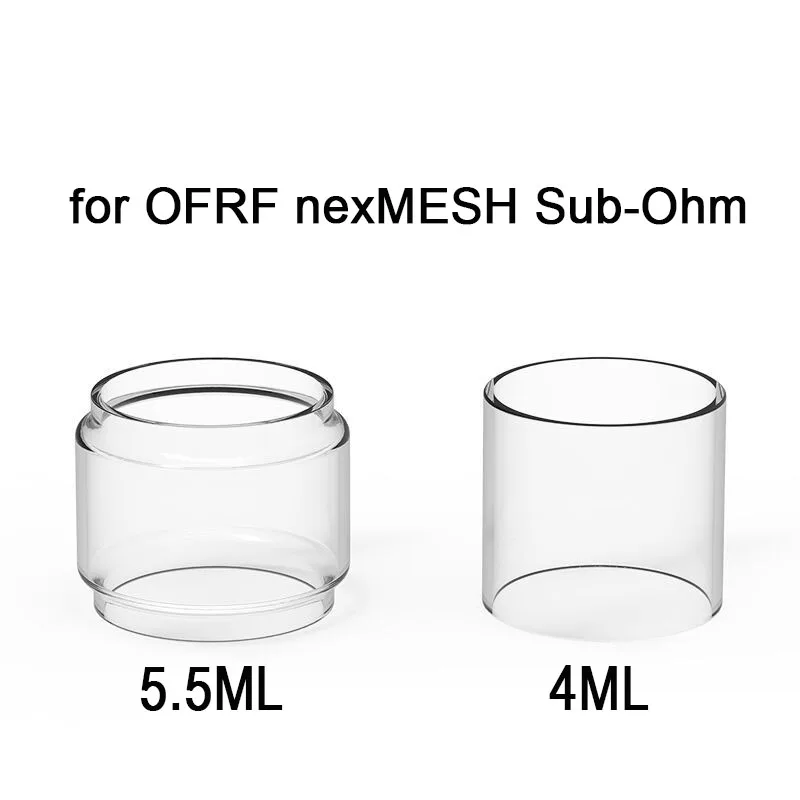 3 шт. сменная стеклянная трубка для OFRF nexMESH Sub Ohm Tank 5 мл/4 мл 25 мм|Аксессуары| |