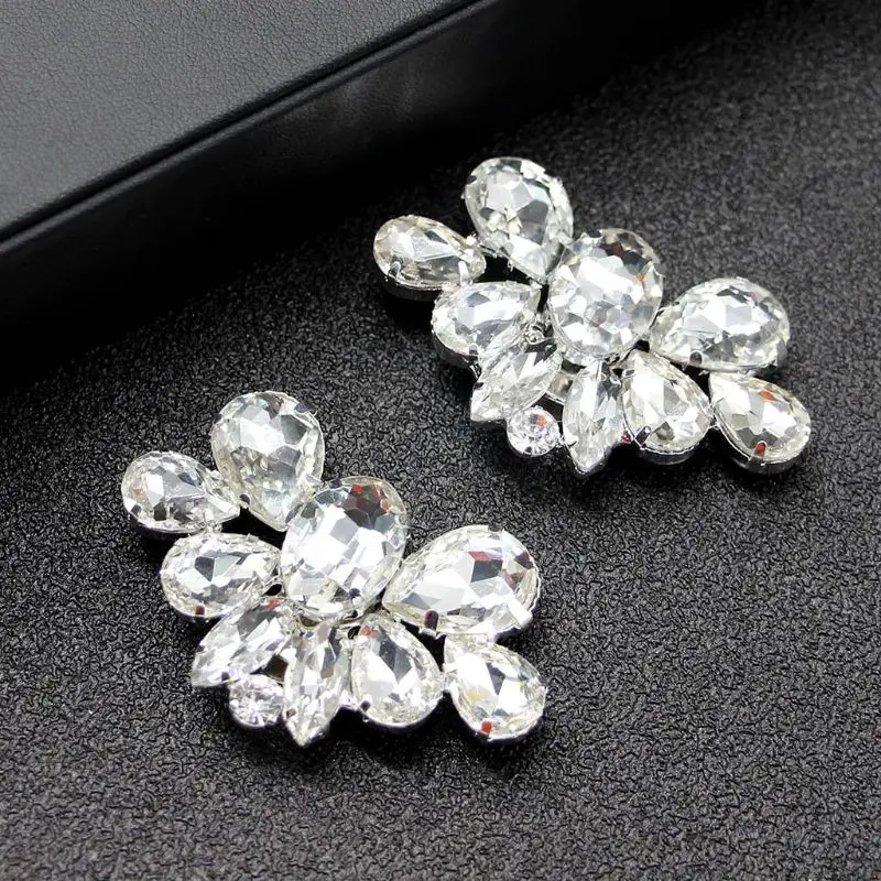 

Classic Rhinestone Shoe Buckle Imitation Gemstone DIY High Heels Decorated