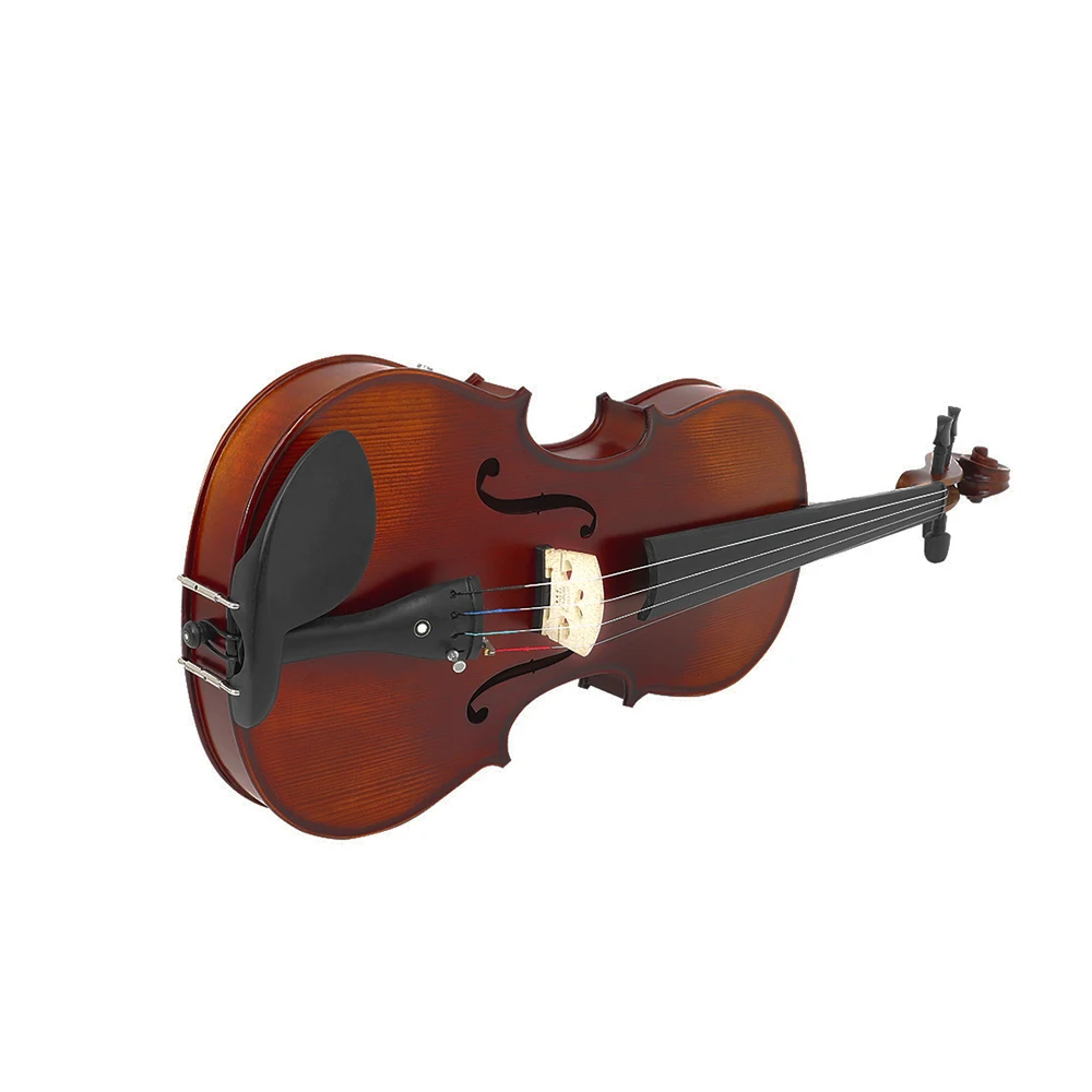 16-дюймовый Электрический альт EQ ель дерево мапеле мост черное Chinrest с бантом