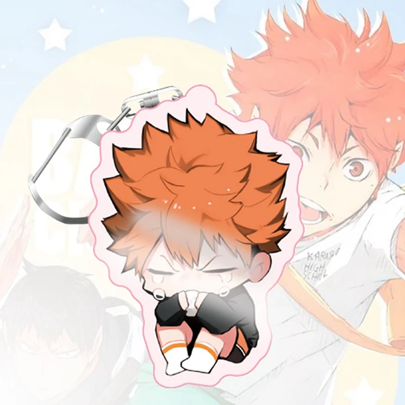 Новинка 2022 брелок для ключей мальчиков с волейбольным мячом Аниме Haikyuu! Милый