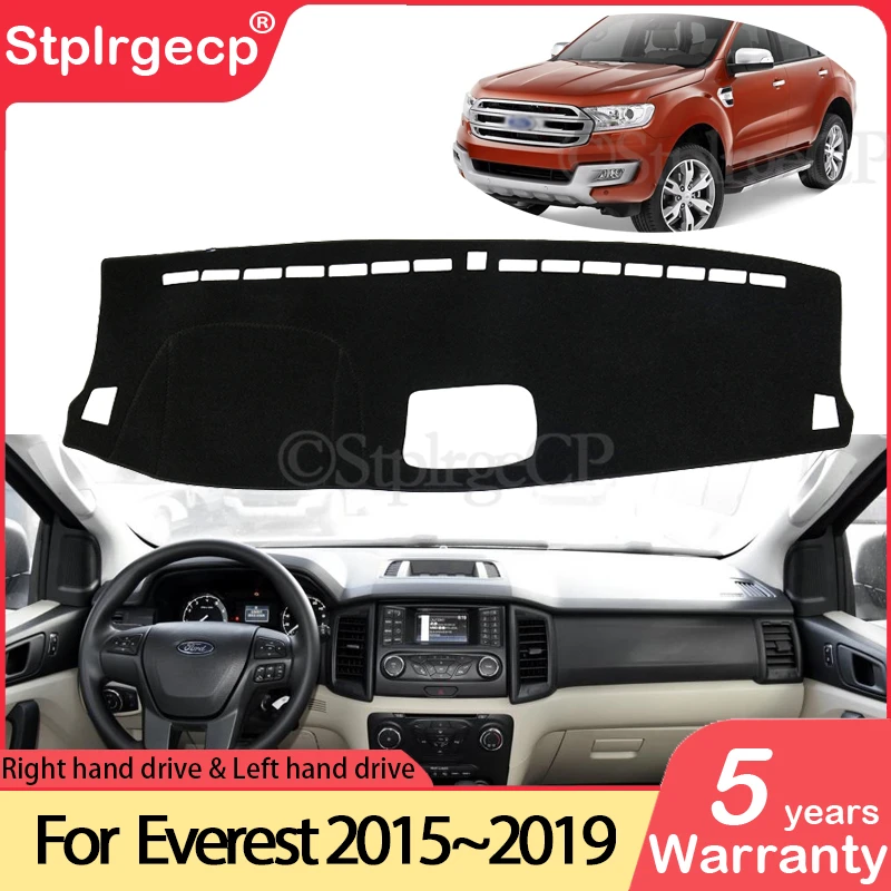 

Для Ford Everest 2015 2016 2017 2018 2019 анти-скольжения мат коврик на приборную панель автомобиля солнцезащитный козырек приборной защиты ковровых покры...