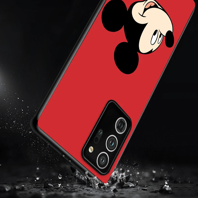 

Mickey Mouse Art Disney Shockproof Cover for Samsung Galaxy S21 S20 FE Ultra Lite S10 5G S10E S9 S8 Plus Black Phone Case