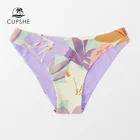 CUPSHE, Реверсивный Цветочный купальник с низкой талией, купальник для женщин, сексуальные трусики средней длины, 2022, раздельное бикини, Короткие Купальники