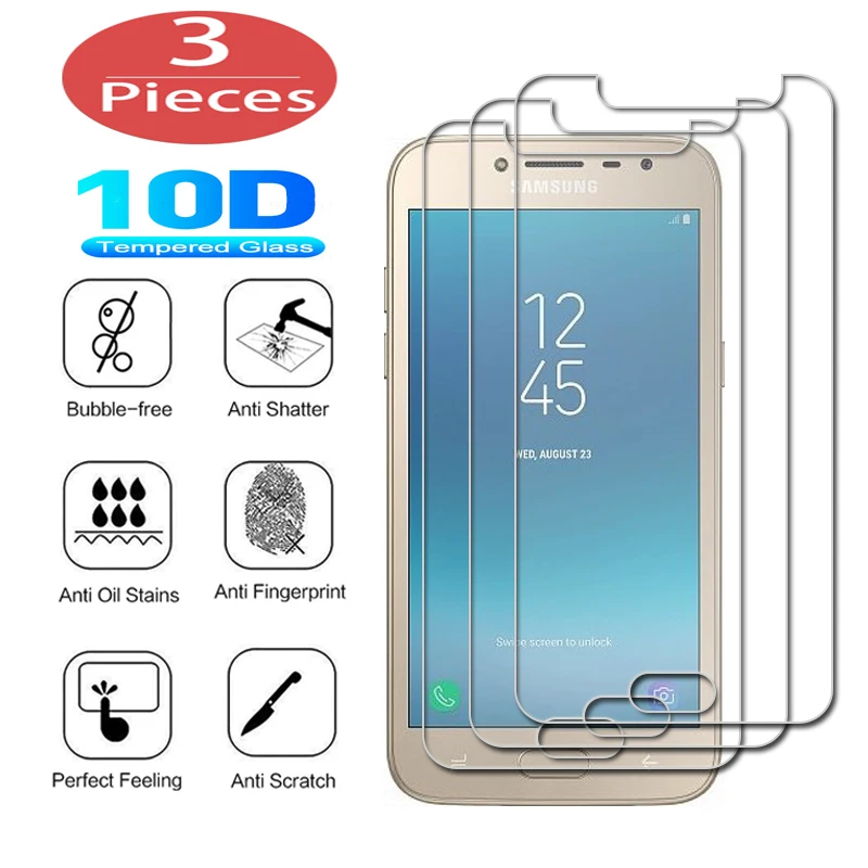 

3Pcs Protection Glass For Samsung Galaxy A3 A5 A7 J3 J5 (2017) A8 A8+ J2 (2018) C5 C7 C9 Pro J7 Neo Tempered Screen Cover Film