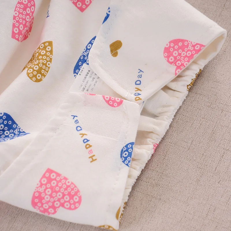 Cotton Heart Ice Cream Baby Nappies Diaper Reusable Washable Cloth Diapers Nappy Cover Waterproof Newborn Baby Traning Panties