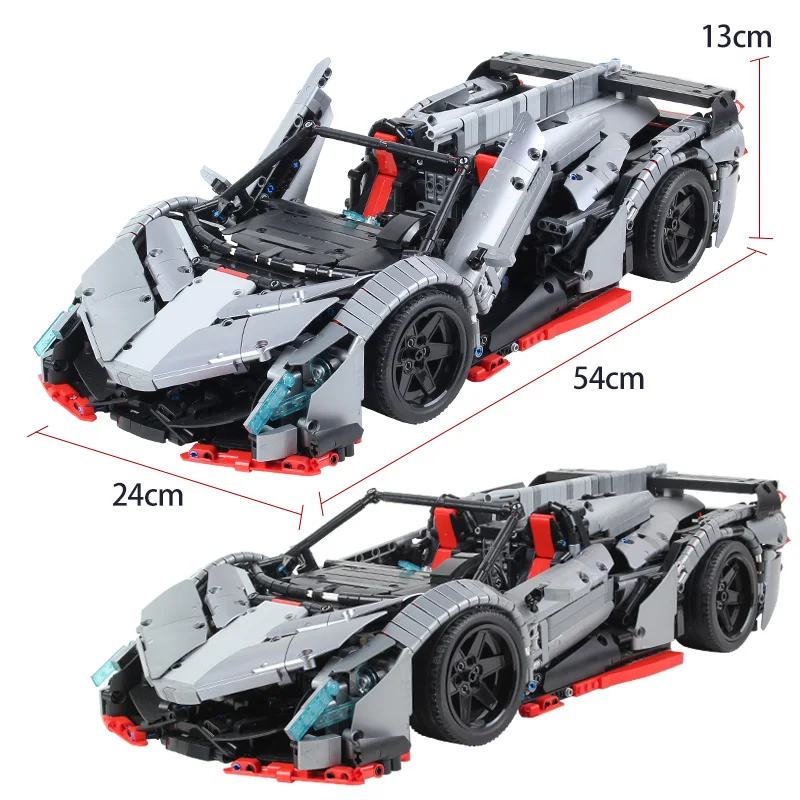 

3427pcs City Creator RC/non-RC Racing Car Building Blocks High-tech MOC Remote Control Sports Vehicle Bricks Toys for Boys Gifts