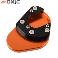 motorcycle side stand pad plate kickstand enlarger support extension for ktm rc390 390 duke duke390 rc390