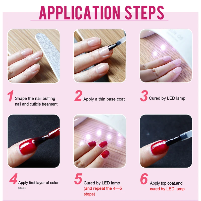 CHARM CHICA УФ гель лак для ногтей 6 мл телесный розовый замачиваемый Гибридный es