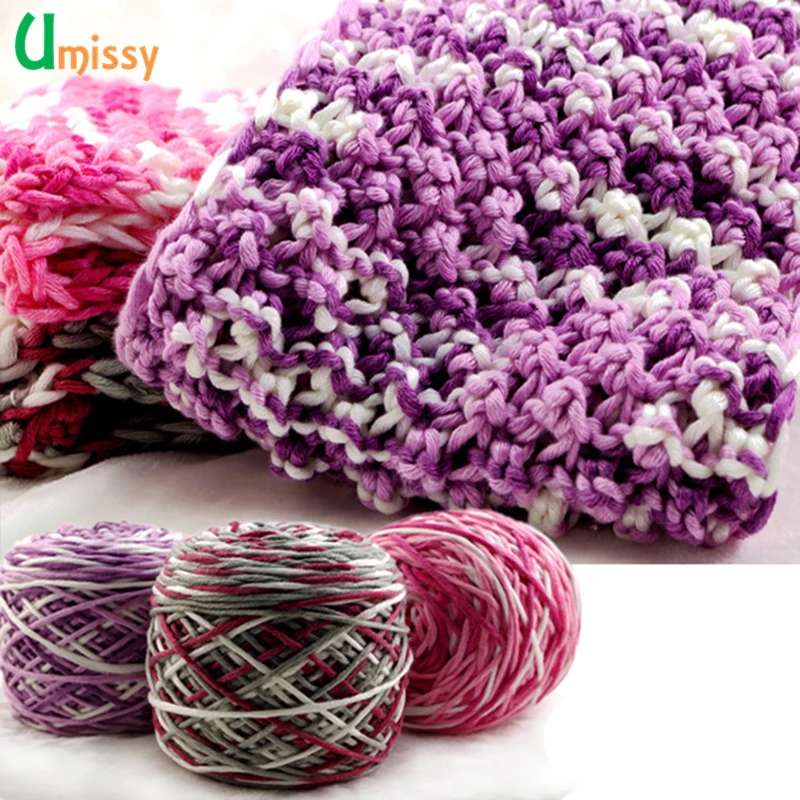 4 шт. шарф Нитки для вязания крючком 800 г Молока CottonThick Пряжи Шарфа Ручного Вязания