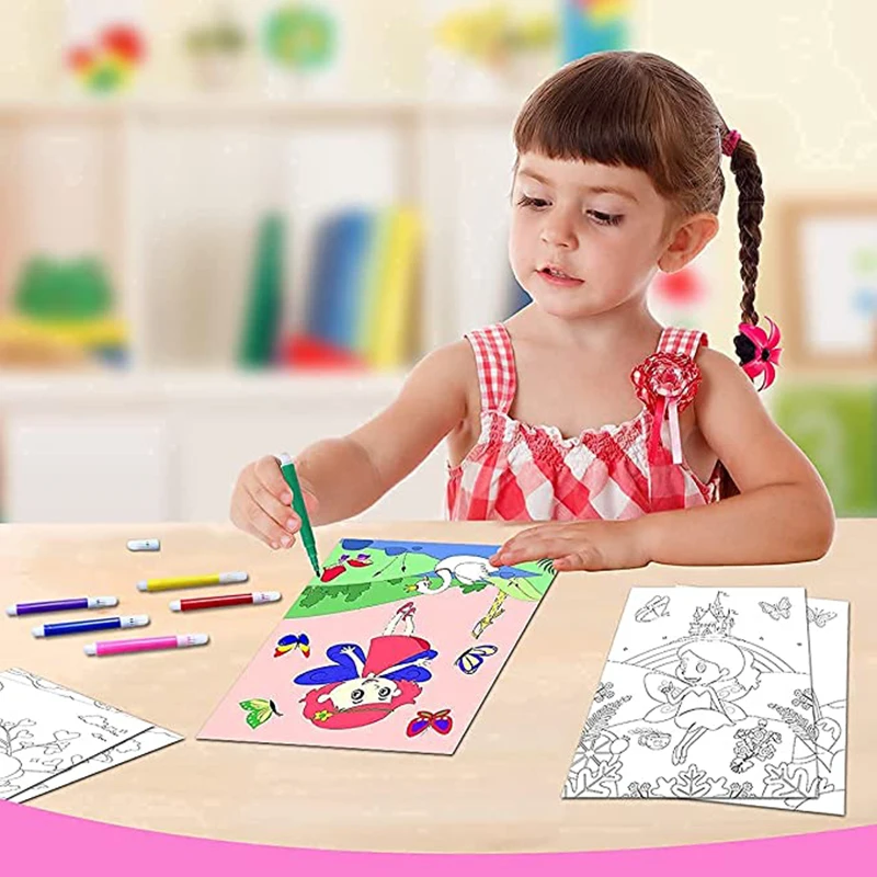 1 Набор сделай сам набор волшебных царапин карта мультяшный единорог динозавр