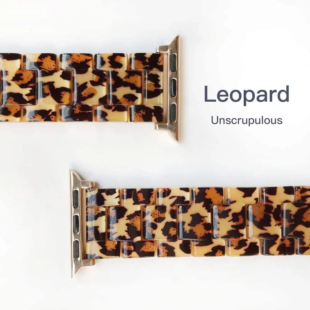 Apple Watch Band 38mm 40mm 41mm 42mm 44mm 45mm,Light Resin Bracelet Strap for Apple IWatch Series 7 6 5 4 3 2 1 SE