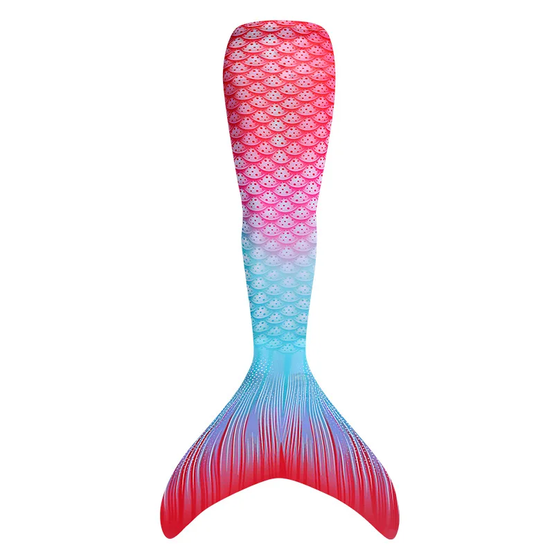 Купальник с хвостом русалки для взрослых и детей пляжная одежда купания девочек