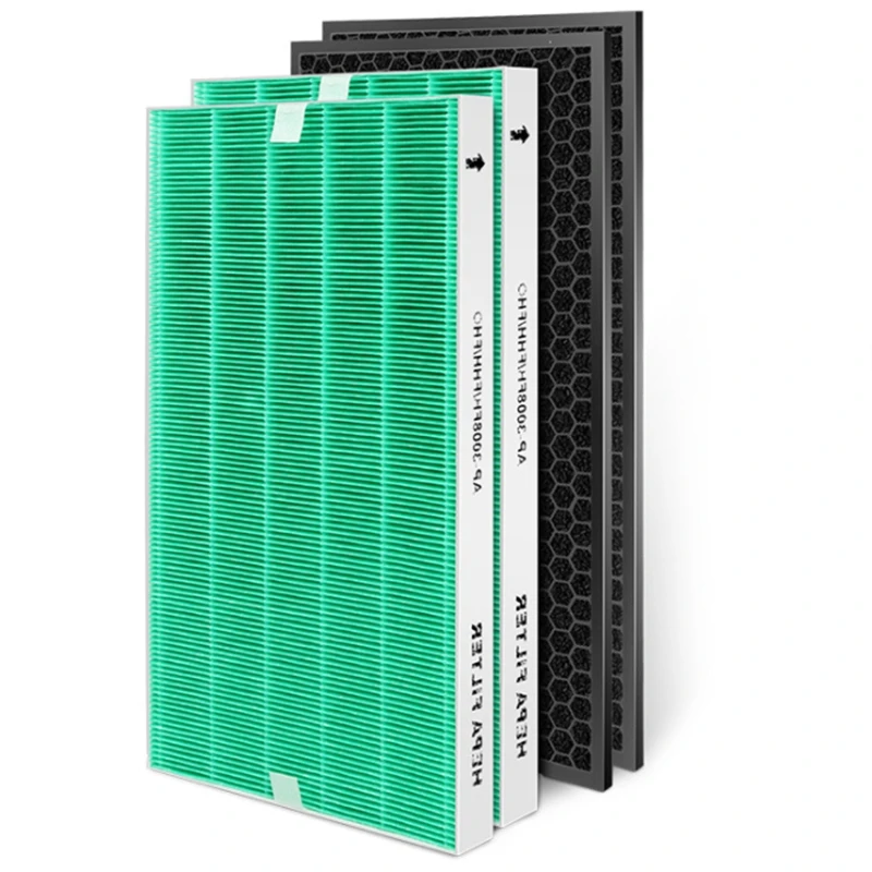 

Suitable for Coway Air Purifier Filter AP-3008FH Dust Collection HEPA Activated Carbon Deodorizing Filter Elements
