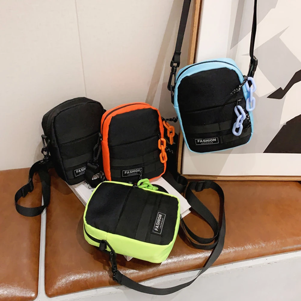 

Женская Спортивная Повседневная маленькая сумка-ранец на молнии, модная Изысканная сумка для покупок, универсальная нейлоновая сумка чере...