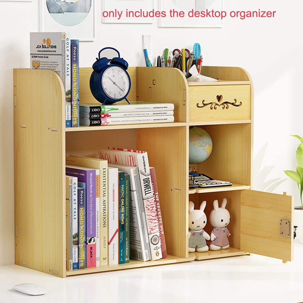 Деревянный лоток для документов многофункциональный Настольный ящик хранения