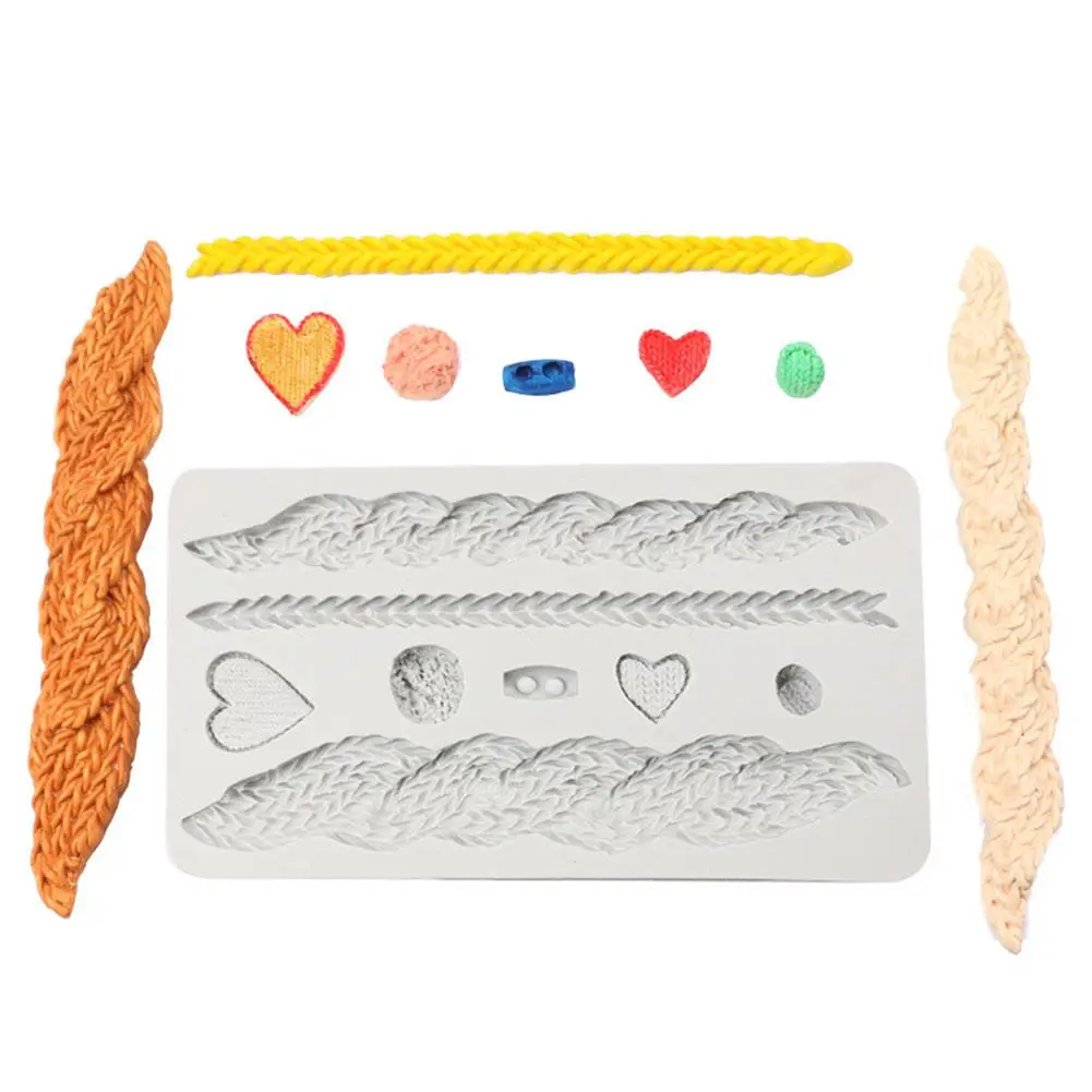 DIY кабельная силиконовая форма для помадки помадка торта шоколадное печенье