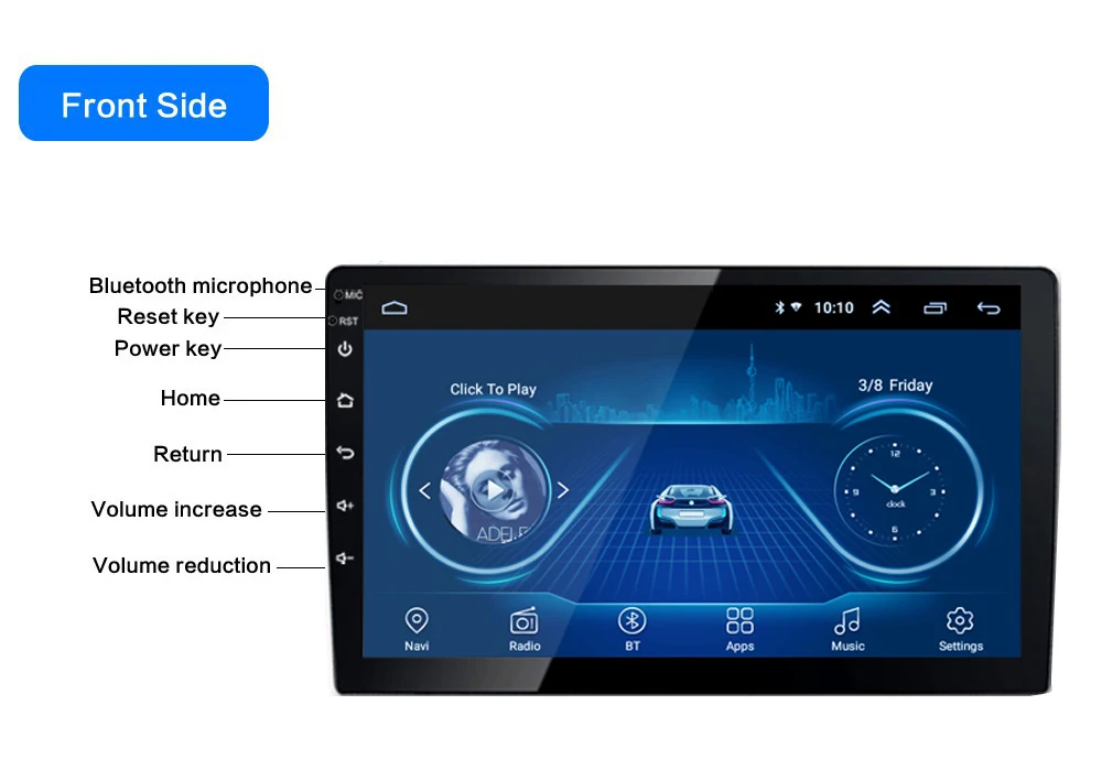 Android 8,1 " Радио для старых Mazda 6 2002-2008 мультимедийный плеер gps навигация HD полный сенсорный экран
