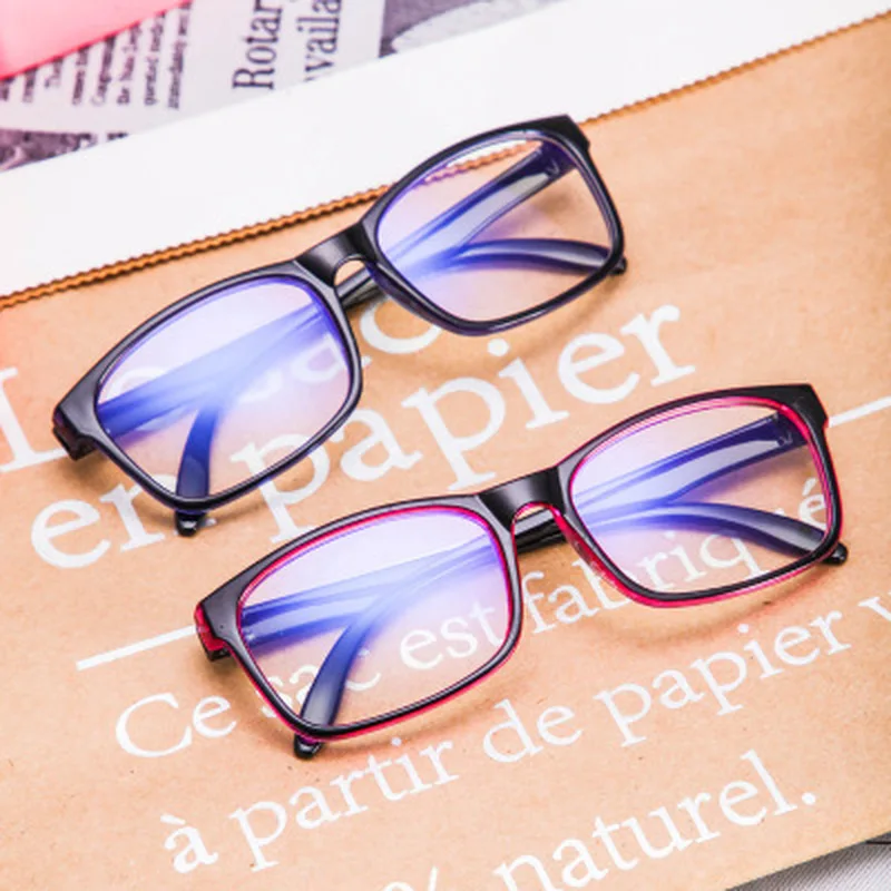 

Fashion Blue Light Blocking Glasses Unisex Clear Lens Computer Goggles Spectacles Eyeglasses Men Anti Blue Light Gaming Glasses