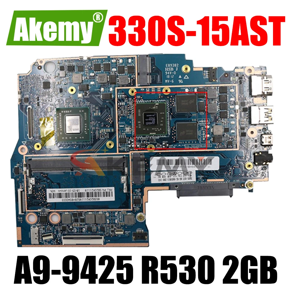 

For Lenovo 330S-15AST notebook motherboard CPU A9-9425 GPU R530 2GB carrying 4GB RAM tested 100% work