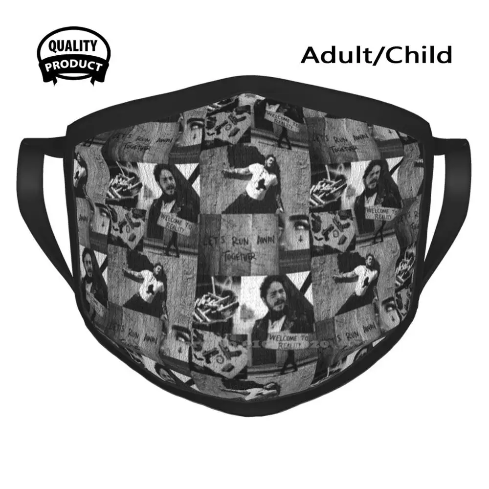 

Run Malone Run ветрозащитная Спортивная маска для рта популярный альбом для музыкального шоу