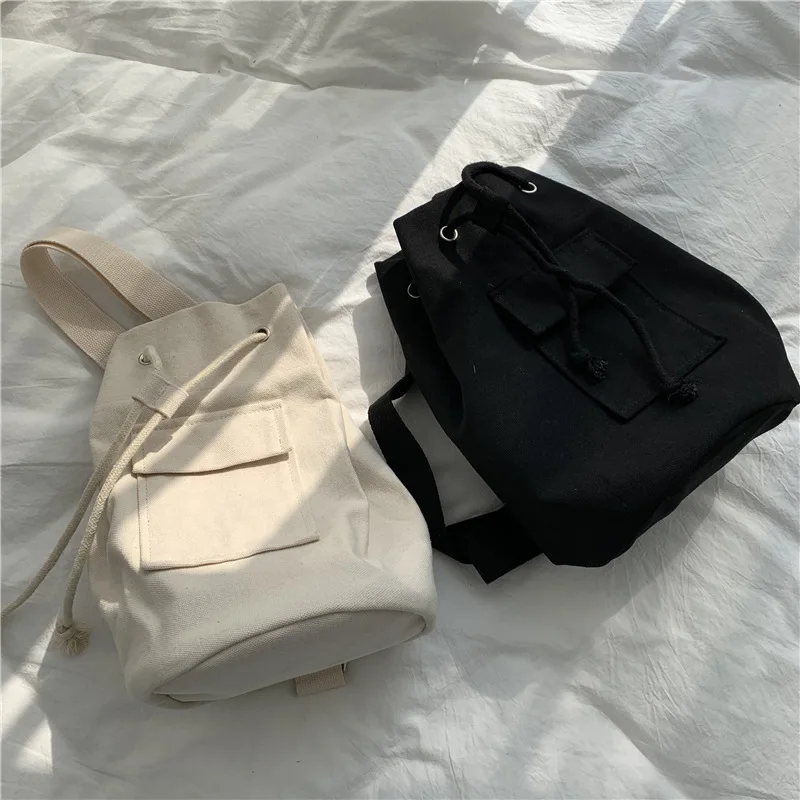 

Женская сумка через плечо, модная высококачественная повседневная Уличная сумка, Холщовая Сумка, сумки-мессенджеры с веревкой, женская шко...