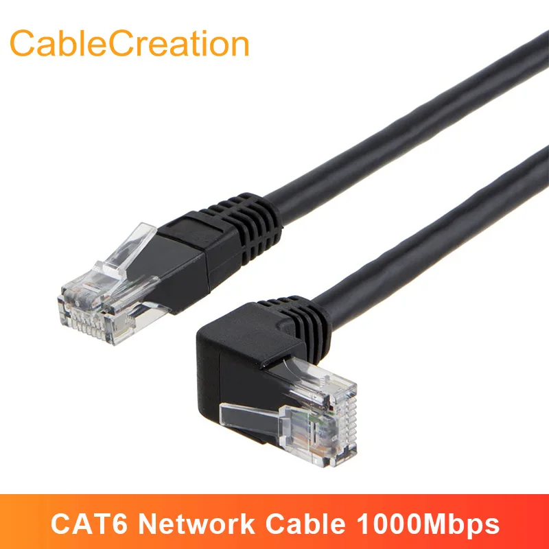 

CableCreation CAT6 Ethernet Cable LAN Cable Network Cable Gold Plated for Laptop Router RJ45 Network Patch Cord 9.8ft Black