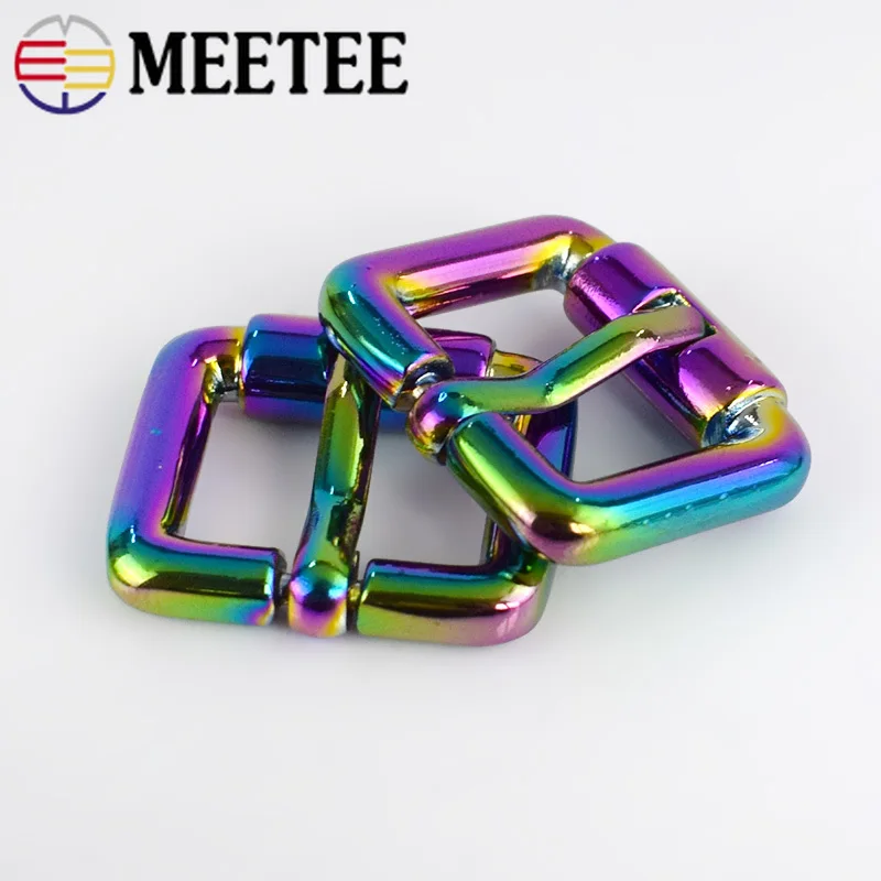 Meetee 4pcs 20/25/32mm Hardware Decor Belt Buckles Metal Bag Pin DIY Coat Garment Shoes Adjust Handbag Accessories | Дом и сад