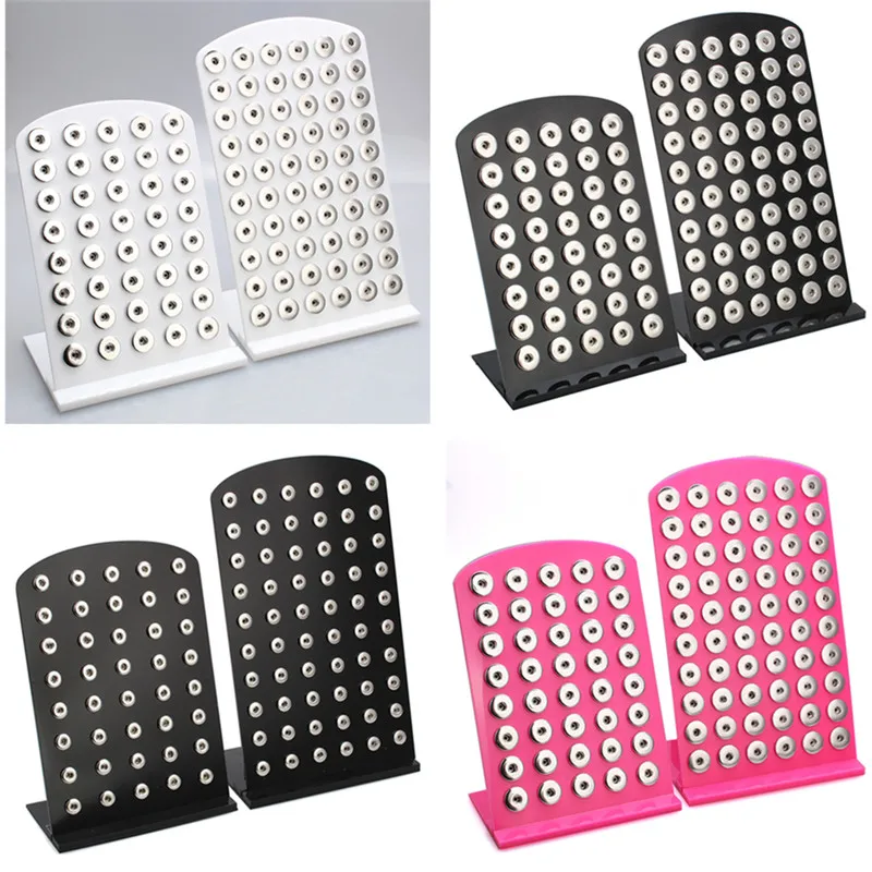 New Snap Button Jewelry Snap Display For 40PCS &24PCS &30PCS &60PCS 12MM 18MM Display Holder ZK003