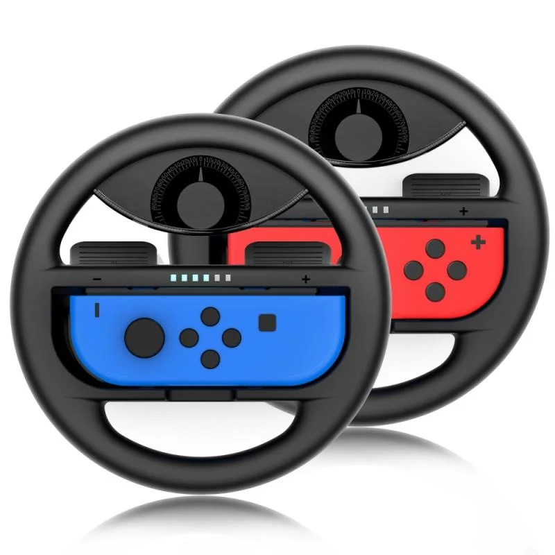 

2PCS Left And Right Game Steering Wheel Controller Handle Holder Grip For Ninten Switch Joy-Con Controller Gamepad Hand Grip