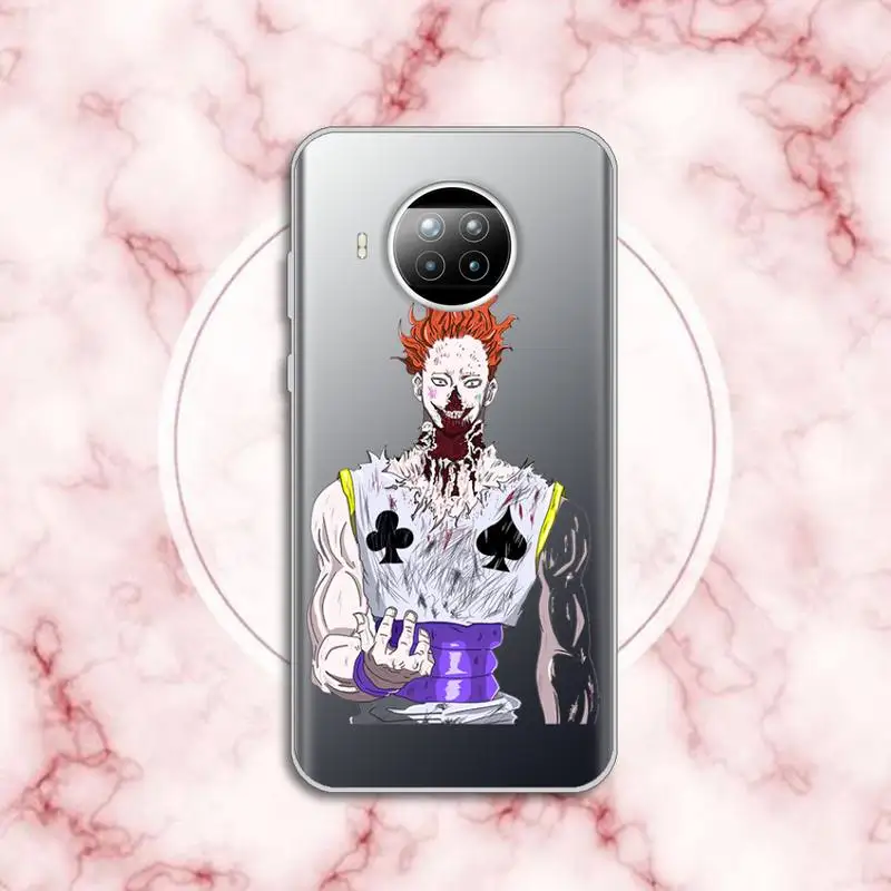 

Hunter x Hunter 3 HXH Anime Hisoka Morow Phone Case Transparent for xiaomi redmi note 8 9 9s 11 10t lite pro