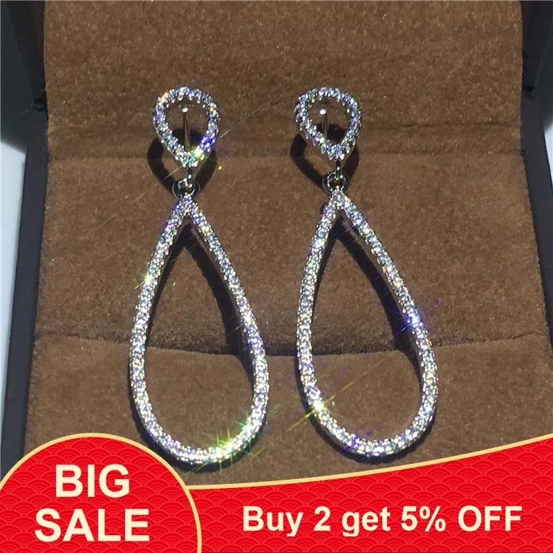 Женские серьги подвески ручной работы из серебра 925 пробы с