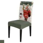 Рождественские чехлы для стульев в виде Санты