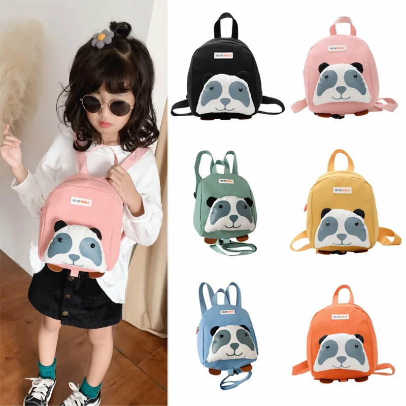 Детская Подарочная сумка милые красивые панды Мультяшные рюкзаки для дошкольных