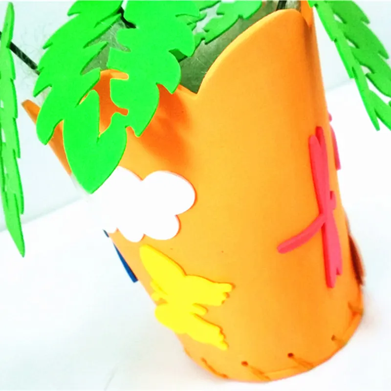 Happyxuan 5 шт./партия EVA пены ремесло DIY цветок наборы кастюль для девочек от 3 до 6 лет