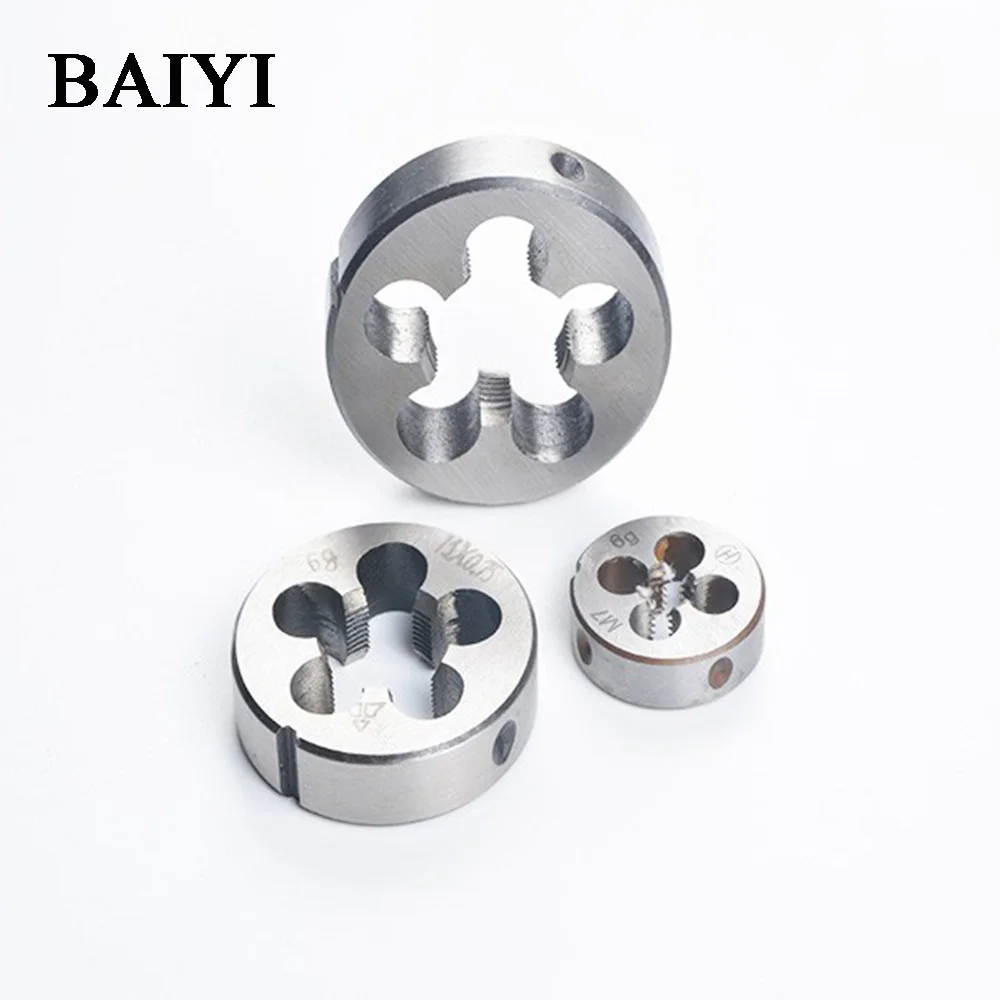 1pc HSS Die M1 M2 M3 M4 M5 M6 M7 M8 M9 M10 метрический правосторонний нарезание резьбы винторезной головкой инструмент для обработки плесени
