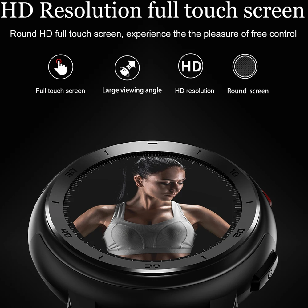 Мужские Смарт-часы с пульсометром и тонометром водостойкие IP68 | Электроника