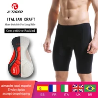 x tiger coolmax 5d gel pad cycling shorts whole black classic shockproof mtb bicycle shorts road bike tights ropa ciclismo