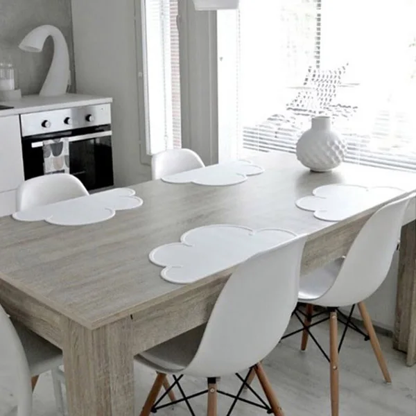 Новинка 1 шт. силиконовая салфетка в форме облака Легкая очистка нескользящий