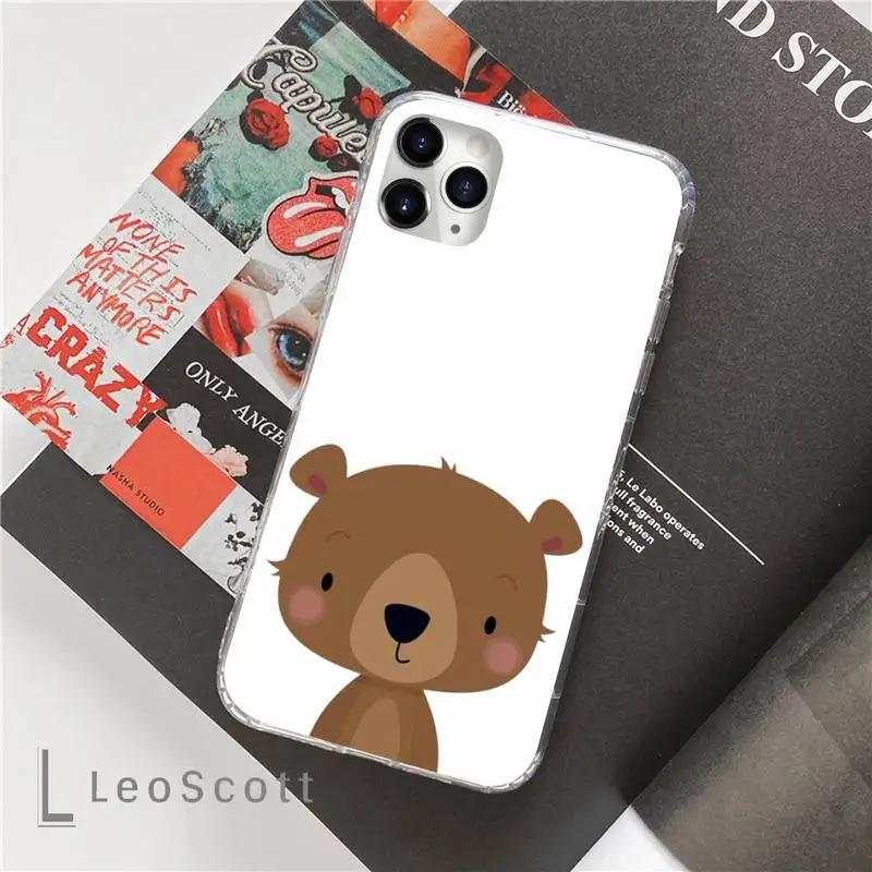

Cartoon Bear Phone Cases For iphone 12 5 5s 5c se 6 6s 7 8 plus x xs xr 11 pro max