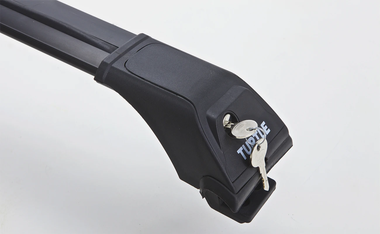 Багажник Turtle Tourmaline V1 на рейлинги TOYOTA LC PRADO 2002-2009 120 - Аэродинамические поперечины с