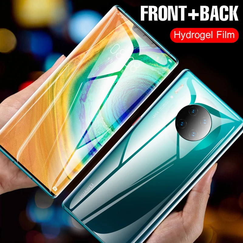 Lamorniea 21D передняя + задняя полная крышка протектор экрана для huawei mate 30 Pro