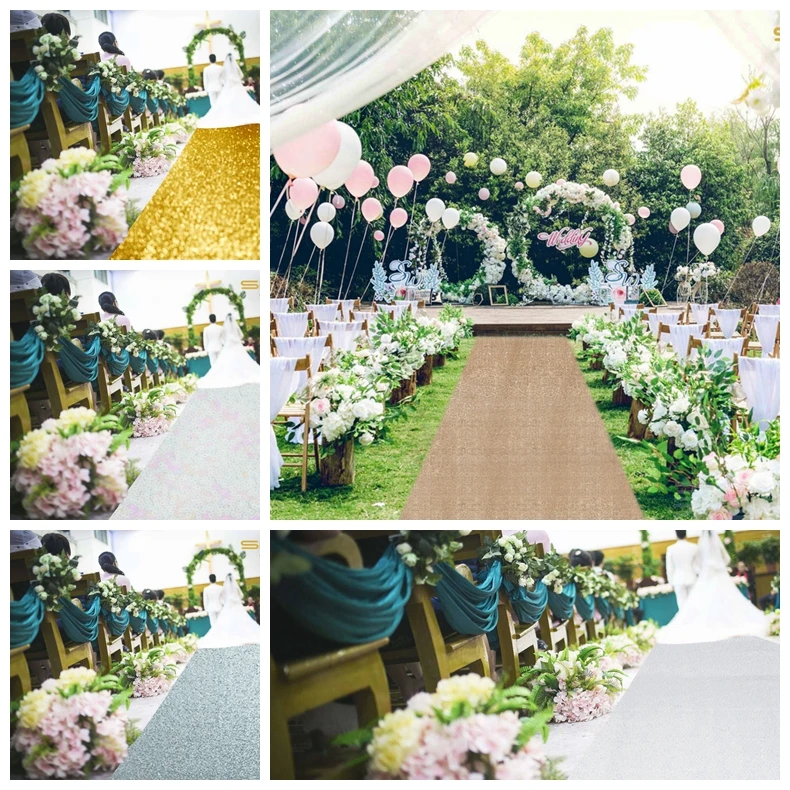 Свадебные ковровые дорожки бегуны для свадьбы 10 футов - Цена: 2 091,54 руб.