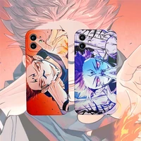 agrotera soft silicone case cover for iphone 7 8 plus x xs xr 11 pro max se 2020 12 cute cartoon anime design jujutsu kaisen